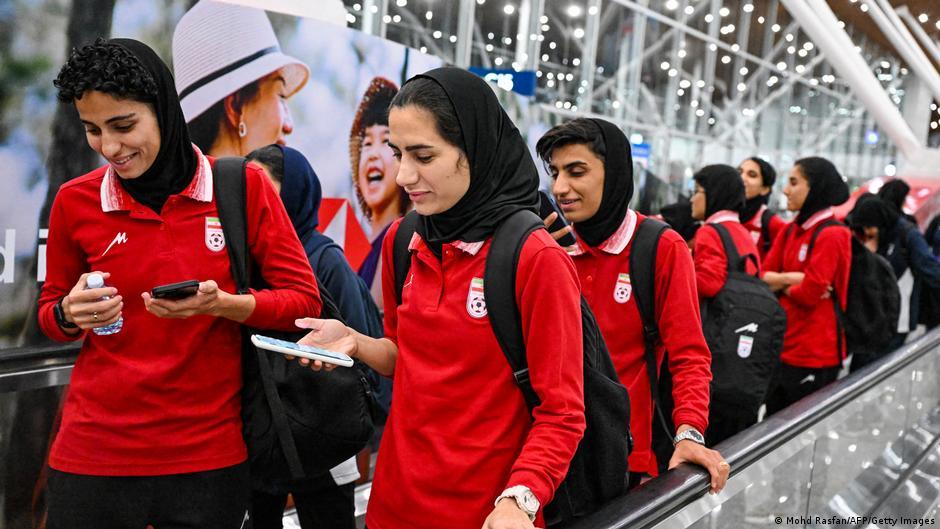 Iran women's team lands in Malaysia amid asylum talks