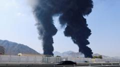 Iran hits key UAE oil port and Dubai airport