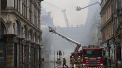 Days of disruption expected as Glasgow Central closed after fire near station